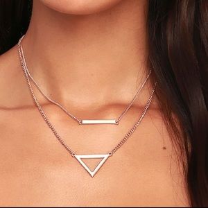 Lulus Detail to Tell Rose Gold Layered Necklace